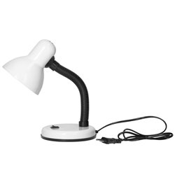 FUPI, LAMPA BIURKOWA, 10W, E27, STAL + TWORZYWO, BIAŁA ORNO FUPI, LAMPA BIURKOWA, 10W, E27, STAL + TWORZYWO, BIAŁA ORNO