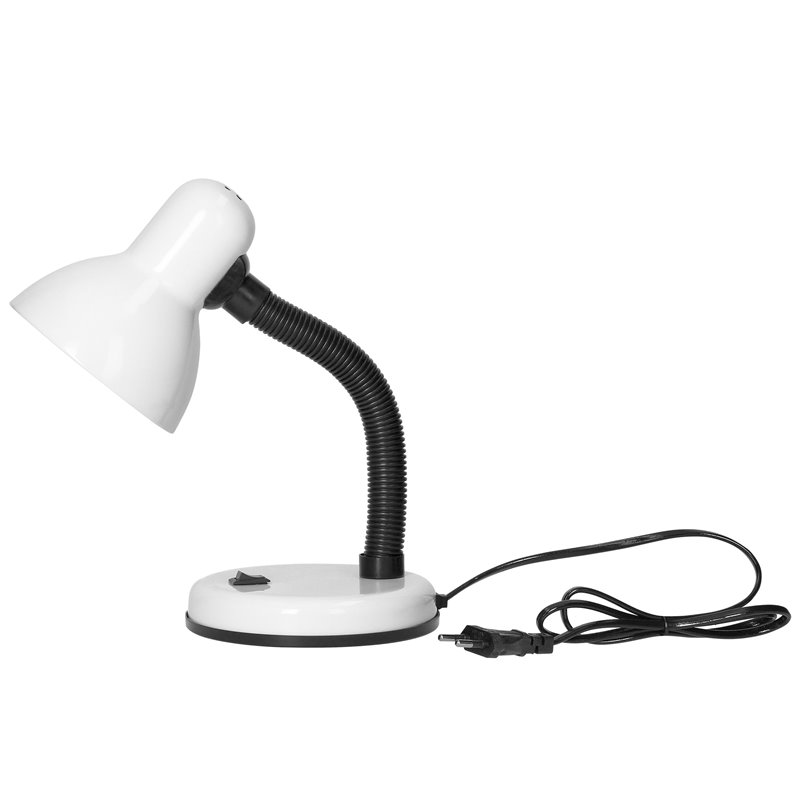 FUPI, LAMPA BIURKOWA, 10W, E27, STAL + TWORZYWO, BIAŁA ORNO FUPI, LAMPA BIURKOWA, 10W, E27, STAL + TWORZYWO, BIAŁA ORNO