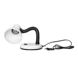 FUPI, LAMPA BIURKOWA, 10W, E27, STAL + TWORZYWO, BIAŁA ORNO FUPI, LAMPA BIURKOWA, 10W, E27, STAL + TWORZYWO, BIAŁA ORNO