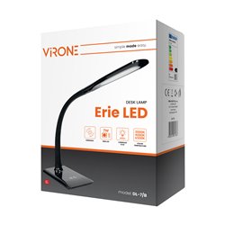 ERIE LED DIM 7W, LAMPKA BIURKOWA, 400LM, CZARNA, FUNKCJA ŚCIEMNIANIA I ZMIANY TEMPERATURY BARWOWEJ 3000K-4000K-6000K ORNO ERIE LED DIM 7W, LAMPKA BIURKOWA, 400LM, CZARNA, FUNKCJA ŚCIEMNIANIA I ZMIANY TEMPERATURY BARWOWEJ 3000K-4000K-6000K ORNO