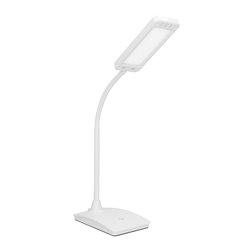 AMET LED DIM 6W, LAMPKA BIURKOWA, 360LM, 3000K, BIAŁA, FUNKCJA ŚCIEMNIANIA ORNO AMET LED DIM 6W, LAMPKA BIURKOWA, 360LM, 3000K, BIAŁA, FUNKCJA ŚCIEMNIANIA ORNO