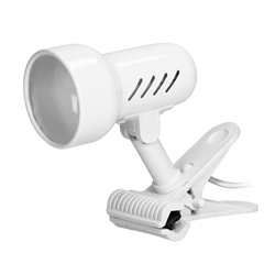 KELLY, LAMPA BIURKOWA Z KLIPSEM, 40W, E14, STAL + TWORZYWO, BIAŁA ORNO KELLY, LAMPA BIURKOWA Z KLIPSEM, 40W, E14, STAL + TWORZYWO, BIAŁA ORNO
