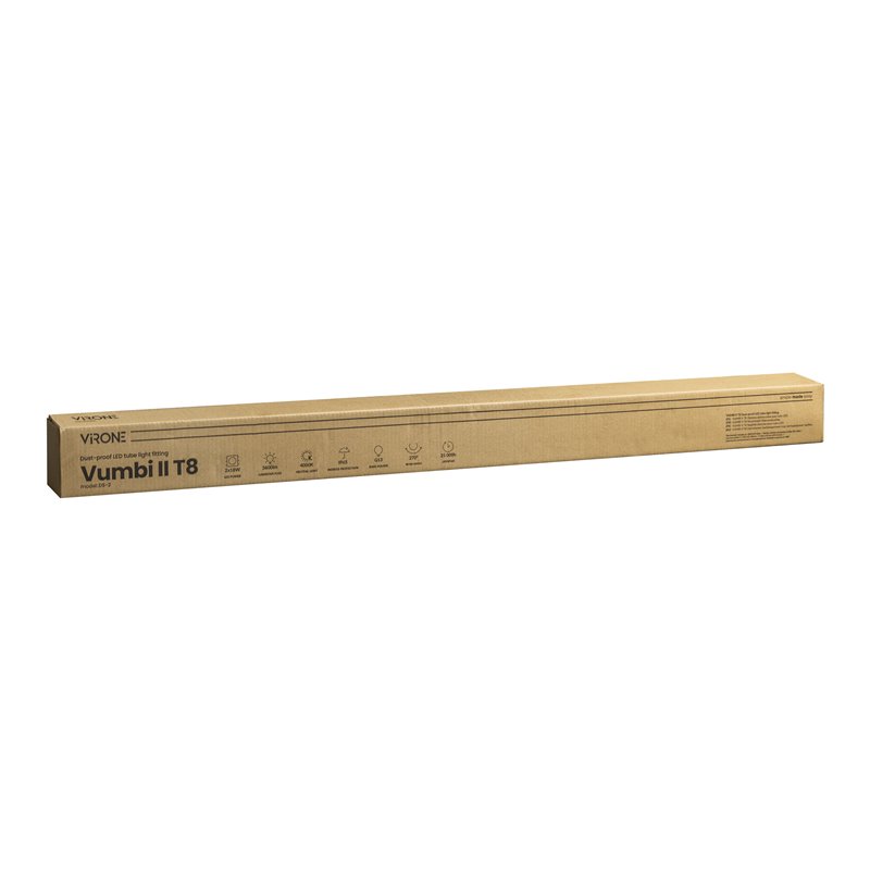 VUMBI II T8 LED 2X18W OPRAWA PYŁOSZCZELNA ZE ŚWIETLÓWKAMI T8 LED, 3600LM, IP65, 4000K ORNO VUMBI II T8 LED 2X18W OPRAWA PYŁOSZCZELNA ZE ŚWIETLÓWKAMI T8 LED, 3600LM, IP65, 4000K ORNO