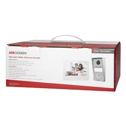 HIKVISION DS-KIS101-P ZESTAW WIDEODOMOFONOWY 2-ŻYŁOWY JEDNORODZINNY Z MONITOREM 7" I KAMERĄ FULL HD, MOŻLIWOŚĆ OBSŁUGI 2 WEJŚĆ, HIKVISION DS-KIS101-P ZESTAW WIDEODOMOFONOWY 2-ŻYŁOWY JEDNORODZINNY Z MONITOREM 7" I KAMERĄ FULL HD, MOŻLIWOŚĆ OBSŁUGI 2 WEJŚĆ,