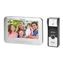 HIKVISION DS-KIS202T ZESTAW WIDEODOMOFONOWY 4-ŻYŁOWY JEDNORODZINNY Z MONITOREM 7" I KAMERĄ TYPU PIN-HOLE, MOŻLIWOŚĆ OBSŁUGI 2 WE