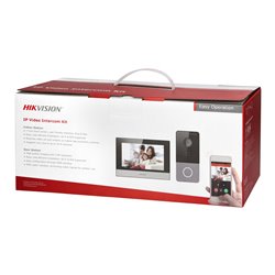 HIKVISION DS-KIS603 ZESTAW WIDEODOMOFONOWY JEDNORODZINNY POE Z MONITOREM DOTYKOWYM 7", Z CZYTNIKIEM ZBLIŻENIOWYM, KAMERĄ FULL HD HIKVISION DS-KIS603 ZESTAW WIDEODOMOFONOWY JEDNORODZINNY POE Z MONITOREM DOTYKOWYM 7", Z CZYTNIKIEM ZBLIŻENIOWYM, KAMERĄ FULL HD