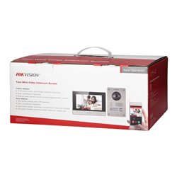 HIKVISION DS-KIS703-P ZESTAW WIDEODOMOFONOWY 2-ŻYŁOWY JEDNORODZINNY Z MONITOREM 7" I KAMERĄ FULL HD I STEROWANIEM Z APLIKACJI, M HIKVISION DS-KIS703-P ZESTAW WIDEODOMOFONOWY 2-ŻYŁOWY JEDNORODZINNY Z MONITOREM 7" I KAMERĄ FULL HD I STEROWANIEM Z APLIKACJI, M