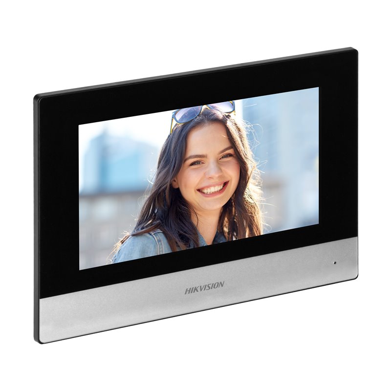 HIKVISION DS-KIS703-P ZESTAW WIDEODOMOFONOWY 2-ŻYŁOWY JEDNORODZINNY Z MONITOREM 7" I KAMERĄ FULL HD I STEROWANIEM Z APLIKACJI, M HIKVISION DS-KIS703-P ZESTAW WIDEODOMOFONOWY 2-ŻYŁOWY JEDNORODZINNY Z MONITOREM 7" I KAMERĄ FULL HD I STEROWANIEM Z APLIKACJI, M