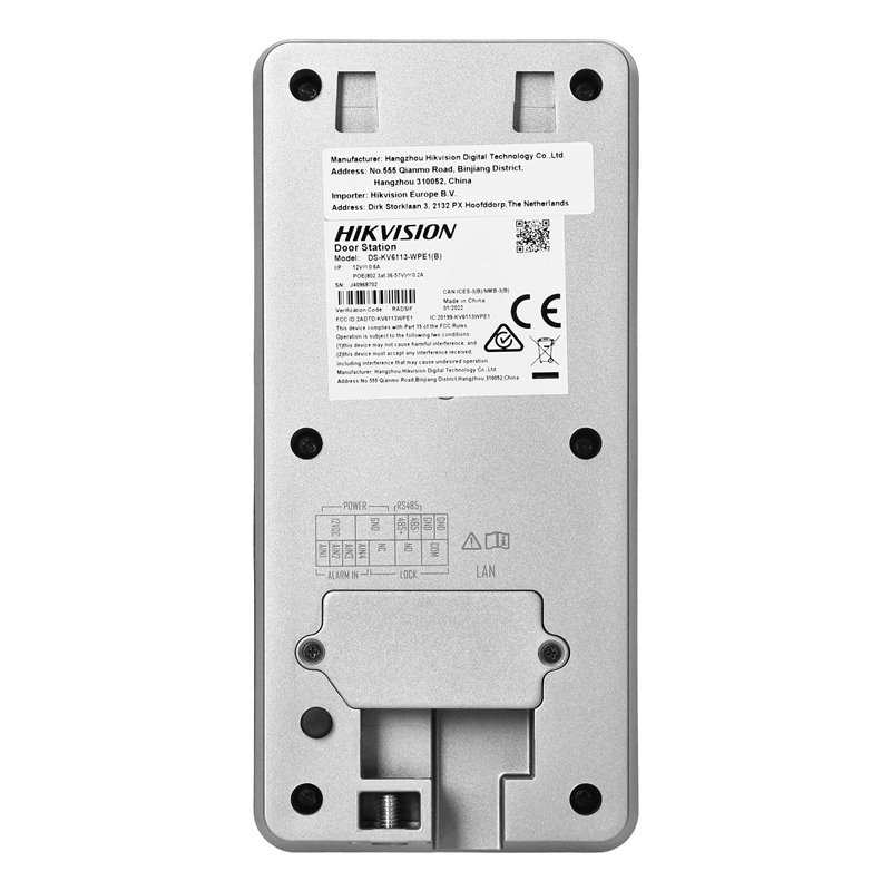 HIKVISION DS-KV6113-WPE1(B) STACJA ZEWNĘTRZNA WI-FI/ IP DEDYKOWANA DO SAMODZIELNEJ PRACY LUB DO WSPÓŁPRACY Z MONITORAMI IP HIKVI HIKVISION DS-KV6113-WPE1(B) STACJA ZEWNĘTRZNA WI-FI/ IP DEDYKOWANA DO SAMODZIELNEJ PRACY LUB DO WSPÓŁPRACY Z MONITORAMI IP HIKVI