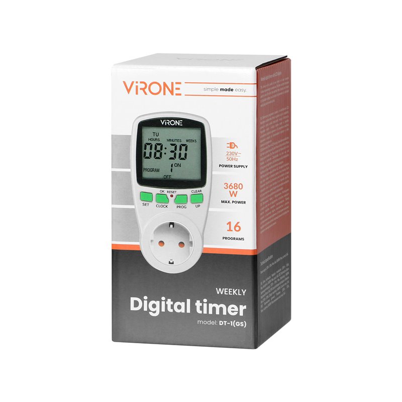 ELEKTRONICZNY PROGRAMATOR CZASOWY Z WYŚWIETLACZEM LCD, WERSJA SCHUKO ORNO ELEKTRONICZNY PROGRAMATOR CZASOWY Z WYŚWIETLACZEM LCD, WERSJA SCHUKO ORNO