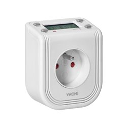 ELEKTRONICZNY PROGRAMATOR CZASOWY Z GÓRNYM WYŚWIETLACZEM LCD, 230 VAC 3680W, 16 PUNKTÓW PRZEŁĄCZENIA, SYMULATOR OBECNOŚCI. ORNO ELEKTRONICZNY PROGRAMATOR CZASOWY Z GÓRNYM WYŚWIETLACZEM LCD, 230 VAC 3680W, 16 PUNKTÓW PRZEŁĄCZENIA, SYMULATOR OBECNOŚCI. ORNO