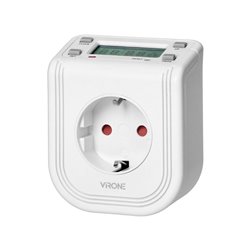 ELEKTRONICZNY PROGRAMATOR CZASOWY Z GÓRNYM WYŚWIETLACZEM LCD, 230 VAC 3680W, 16 PUNKTÓW PRZEŁĄCZENIA, SYMULATOR OBECNOŚCI, WERSJ ELEKTRONICZNY PROGRAMATOR CZASOWY Z GÓRNYM WYŚWIETLACZEM LCD, 230 VAC 3680W, 16 PUNKTÓW PRZEŁĄCZENIA, SYMULATOR OBECNOŚCI, WERSJ