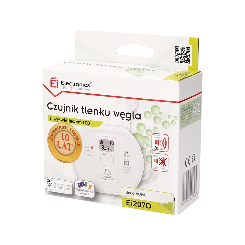 CZUJNIK TLENKU WĘGLA (CZADU) Z WYŚWIETLACZEM EI ORNO CZUJNIK TLENKU WĘGLA (CZADU) Z WYŚWIETLACZEM EI ORNO