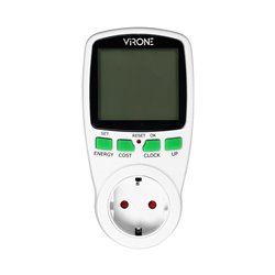 DWUTARYFOWY WATOMIERZ, KALKULATOR ENERGII Z WYŚWIETLACZEM LCD, 2 ODDZIELNE TARYFY, WEWNĘTRZNY AKUMULATOR, WERSJA SCHUKO ORNO DWUTARYFOWY WATOMIERZ, KALKULATOR ENERGII Z WYŚWIETLACZEM LCD, 2 ODDZIELNE TARYFY, WEWNĘTRZNY AKUMULATOR, WERSJA SCHUKO ORNO