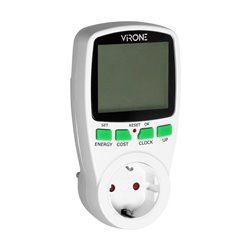 DWUTARYFOWY WATOMIERZ, KALKULATOR ENERGII Z WYŚWIETLACZEM LCD, 2 ODDZIELNE TARYFY, WEWNĘTRZNY AKUMULATOR, WERSJA SCHUKO ORNO DWUTARYFOWY WATOMIERZ, KALKULATOR ENERGII Z WYŚWIETLACZEM LCD, 2 ODDZIELNE TARYFY, WEWNĘTRZNY AKUMULATOR, WERSJA SCHUKO ORNO