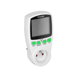 JEDNOTARYFOWY WATOMIERZ, KALKULATOR ENERGII Z WYŚWIETLACZEM LCD, JEDNA TARYFA, WBUDOWANY AKUMULATOR ORNO JEDNOTARYFOWY WATOMIERZ, KALKULATOR ENERGII Z WYŚWIETLACZEM LCD, JEDNA TARYFA, WBUDOWANY AKUMULATOR ORNO