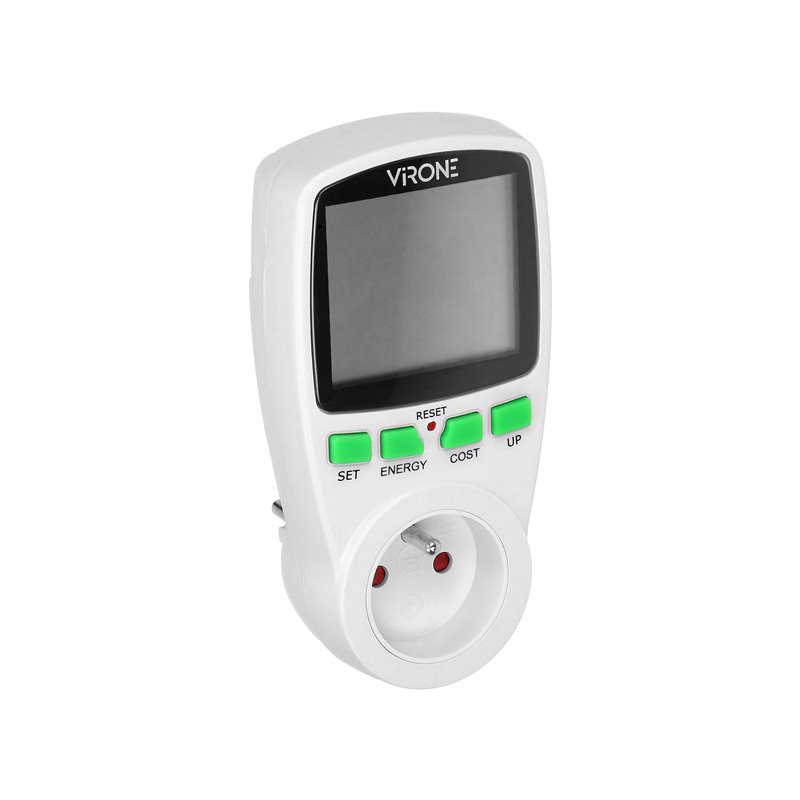 JEDNOTARYFOWY WATOMIERZ, KALKULATOR ENERGII Z WYŚWIETLACZEM LCD, JEDNA TARYFA, WBUDOWANY AKUMULATOR ORNO JEDNOTARYFOWY WATOMIERZ, KALKULATOR ENERGII Z WYŚWIETLACZEM LCD, JEDNA TARYFA, WBUDOWANY AKUMULATOR ORNO