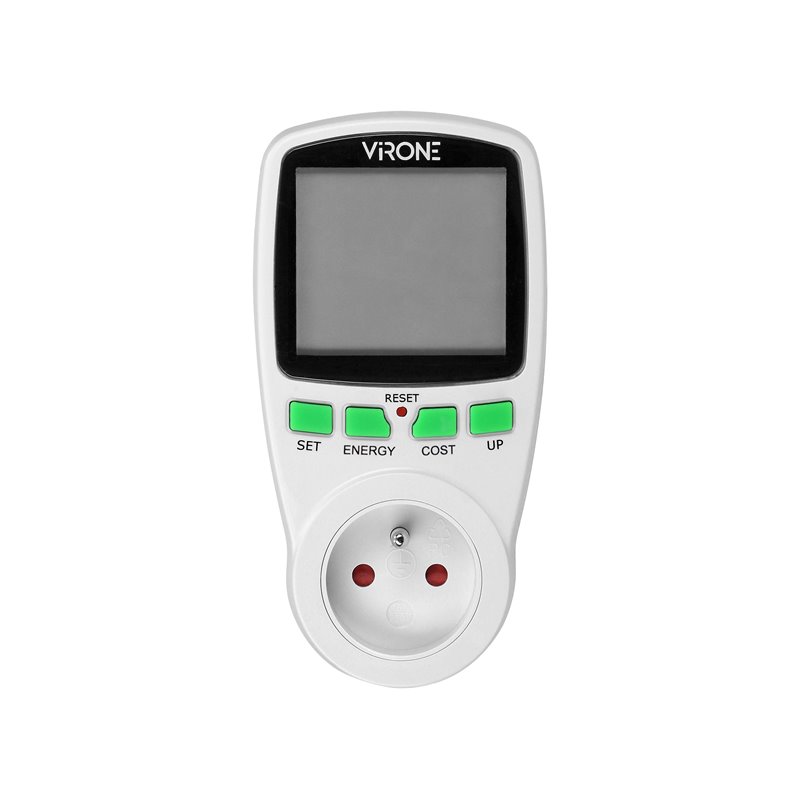 JEDNOTARYFOWY WATOMIERZ, KALKULATOR ENERGII Z WYŚWIETLACZEM LCD, JEDNA TARYFA, WBUDOWANY AKUMULATOR ORNO JEDNOTARYFOWY WATOMIERZ, KALKULATOR ENERGII Z WYŚWIETLACZEM LCD, JEDNA TARYFA, WBUDOWANY AKUMULATOR ORNO