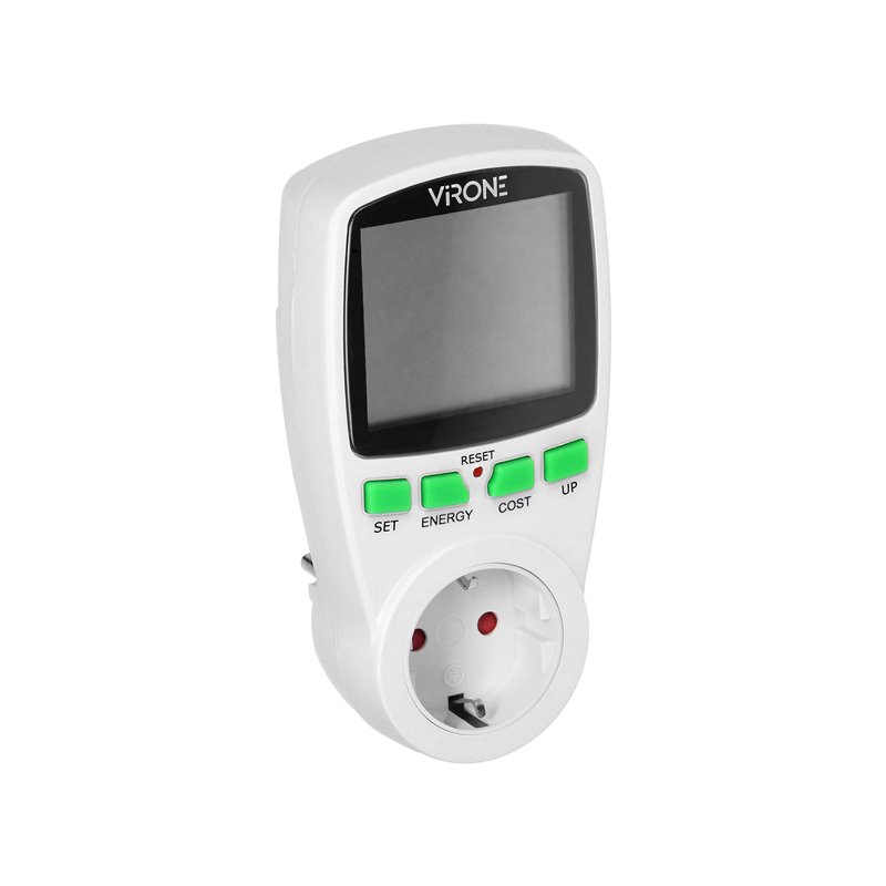JEDNOTARYFOWY WATOMIERZ, KALKULATOR ENERGII Z WYŚWIETLACZEM LCD, JEDNA TARYFA, WBUDOWANY AKUMULATOR, WERSJA SCHUKO ORNO JEDNOTARYFOWY WATOMIERZ, KALKULATOR ENERGII Z WYŚWIETLACZEM LCD, JEDNA TARYFA, WBUDOWANY AKUMULATOR, WERSJA SCHUKO ORNO