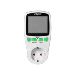 JEDNOTARYFOWY WATOMIERZ, KALKULATOR ENERGII Z WYŚWIETLACZEM LCD, JEDNA TARYFA, WBUDOWANY AKUMULATOR, WERSJA SCHUKO ORNO JEDNOTARYFOWY WATOMIERZ, KALKULATOR ENERGII Z WYŚWIETLACZEM LCD, JEDNA TARYFA, WBUDOWANY AKUMULATOR, WERSJA SCHUKO ORNO