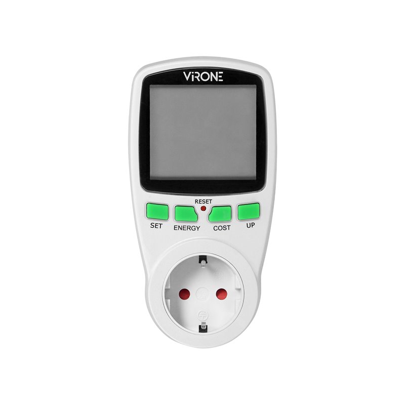 JEDNOTARYFOWY WATOMIERZ, KALKULATOR ENERGII Z WYŚWIETLACZEM LCD, JEDNA TARYFA, WBUDOWANY AKUMULATOR, WERSJA SCHUKO ORNO JEDNOTARYFOWY WATOMIERZ, KALKULATOR ENERGII Z WYŚWIETLACZEM LCD, JEDNA TARYFA, WBUDOWANY AKUMULATOR, WERSJA SCHUKO ORNO