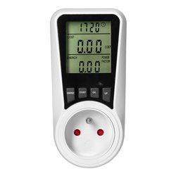 DWUTARYFOWY WATOMIERZ, KALKULATOR ENERGII Z WYŚWIETLACZEM LCD, 2 ODDZIELNE TARYFY, WEWNĘTRZNY AKUMULATOR, 16A 230V ORNO DWUTARYFOWY WATOMIERZ, KALKULATOR ENERGII Z WYŚWIETLACZEM LCD, 2 ODDZIELNE TARYFY, WEWNĘTRZNY AKUMULATOR, 16A 230V ORNO