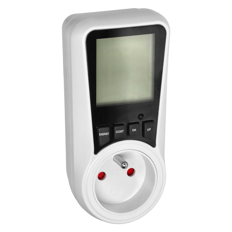 DWUTARYFOWY WATOMIERZ, KALKULATOR ENERGII Z WYŚWIETLACZEM LCD, 2 ODDZIELNE TARYFY, WEWNĘTRZNY AKUMULATOR, 16A 230V ORNO DWUTARYFOWY WATOMIERZ, KALKULATOR ENERGII Z WYŚWIETLACZEM LCD, 2 ODDZIELNE TARYFY, WEWNĘTRZNY AKUMULATOR, 16A 230V ORNO