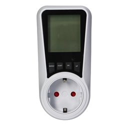 DWUTARYFOWY WATOMIERZ, KALKULATOR ENERGII Z WYŚWIETLACZEM LCD, 2 ODDZIELNE TARYFY, WEWNĘTRZNY AKUMULATOR, 16A 230V,WERSJA SCHUKO DWUTARYFOWY WATOMIERZ, KALKULATOR ENERGII Z WYŚWIETLACZEM LCD, 2 ODDZIELNE TARYFY, WEWNĘTRZNY AKUMULATOR, 16A 230V,WERSJA SCHUKO