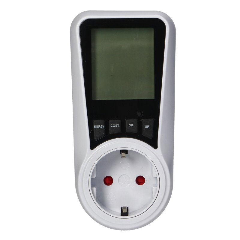 DWUTARYFOWY WATOMIERZ, KALKULATOR ENERGII Z WYŚWIETLACZEM LCD, 2 ODDZIELNE TARYFY, WEWNĘTRZNY AKUMULATOR, 16A 230V,WERSJA SCHUKO DWUTARYFOWY WATOMIERZ, KALKULATOR ENERGII Z WYŚWIETLACZEM LCD, 2 ODDZIELNE TARYFY, WEWNĘTRZNY AKUMULATOR, 16A 230V,WERSJA SCHUKO
