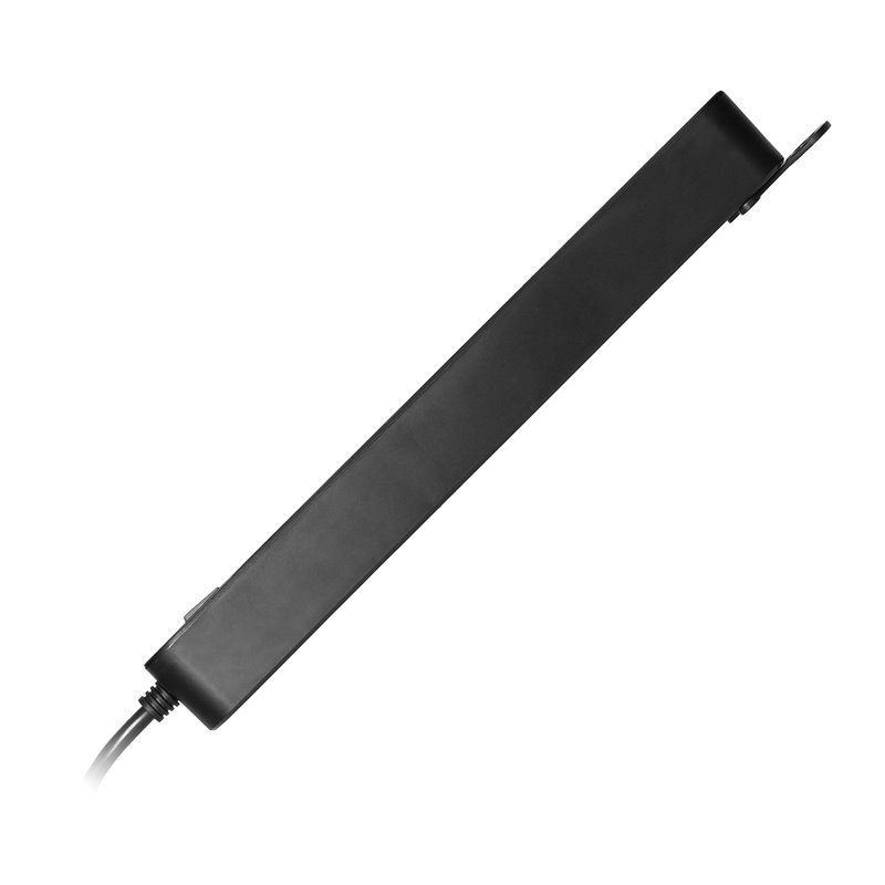 PRZEDŁUŻACZ 6-KROTNY 2P+Z(SCHUKO), Z WYŁĄCZNIKIEM, 1,5M H05VV-F 3X1,0MM2, IMAX10A, PŁASKA WTYCZKA, CZARNY ORNO PRZEDŁUŻACZ 6-KROTNY 2P+Z(SCHUKO), Z WYŁĄCZNIKIEM, 1,5M H05VV-F 3X1,0MM2, IMAX10A, PŁASKA WTYCZKA, CZARNY ORNO