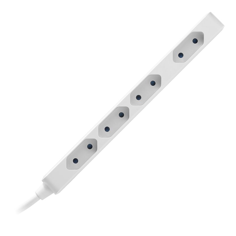 PRZEDŁUŻACZ 4 GNIAZDA 2P/II, PŁASKA WTYCZKA, PRZEWÓD 2X0,75MM2 - 1,4M ORNO PRZEDŁUŻACZ 4 GNIAZDA 2P/II, PŁASKA WTYCZKA, PRZEWÓD 2X0,75MM2 - 1,4M ORNO