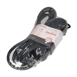 PRZEDŁUŻACZ 3-KROTNY 2P+Z, 3M H05VV-F 3X1,5MM2, IMAX16A, PŁASKA WTYCZKA, CZARNY ORNO PRZEDŁUŻACZ 3-KROTNY 2P+Z, 3M H05VV-F 3X1,5MM2, IMAX16A, PŁASKA WTYCZKA, CZARNY ORNO