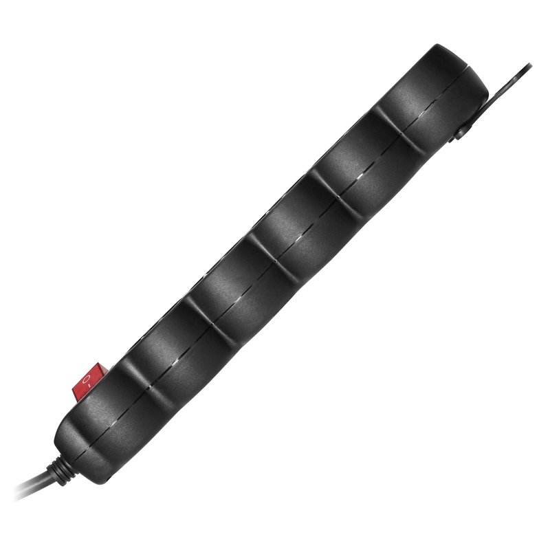 PRZEDŁUŻACZ 5-KROTNY 2P+Z, Z WYŁĄCZNIKIEM, 3M H05VV-F 3X1,5MM2, IMAX16A, PŁASKA WTYCZKA, CZARNY ORNO PRZEDŁUŻACZ 5-KROTNY 2P+Z, Z WYŁĄCZNIKIEM, 3M H05VV-F 3X1,5MM2, IMAX16A, PŁASKA WTYCZKA, CZARNY ORNO
