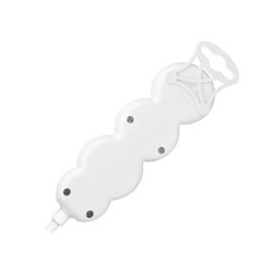 PRZEDŁUŻACZ 3X2P+Z,1,4M, 3X1MM2, BIAŁY ORNO PRZEDŁUŻACZ 3X2P+Z,1,4M, 3X1MM2, BIAŁY ORNO