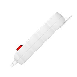 PRZEDŁUŻACZ 3X2P+Z,ON/OFF,1,4M, 3X1MM2, BIAŁY ORNO PRZEDŁUŻACZ 3X2P+Z,ON/OFF,1,4M, 3X1MM2, BIAŁY ORNO