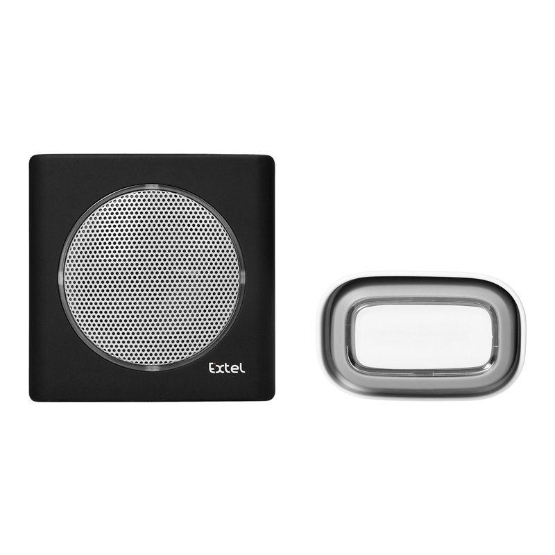 DZWONEK BEZPRZEWODOWY, BATERYJNY EXTEL DIBI FLASH SOFT, CZARNY ORNO DZWONEK BEZPRZEWODOWY, BATERYJNY EXTEL DIBI FLASH SOFT, CZARNY ORNO
