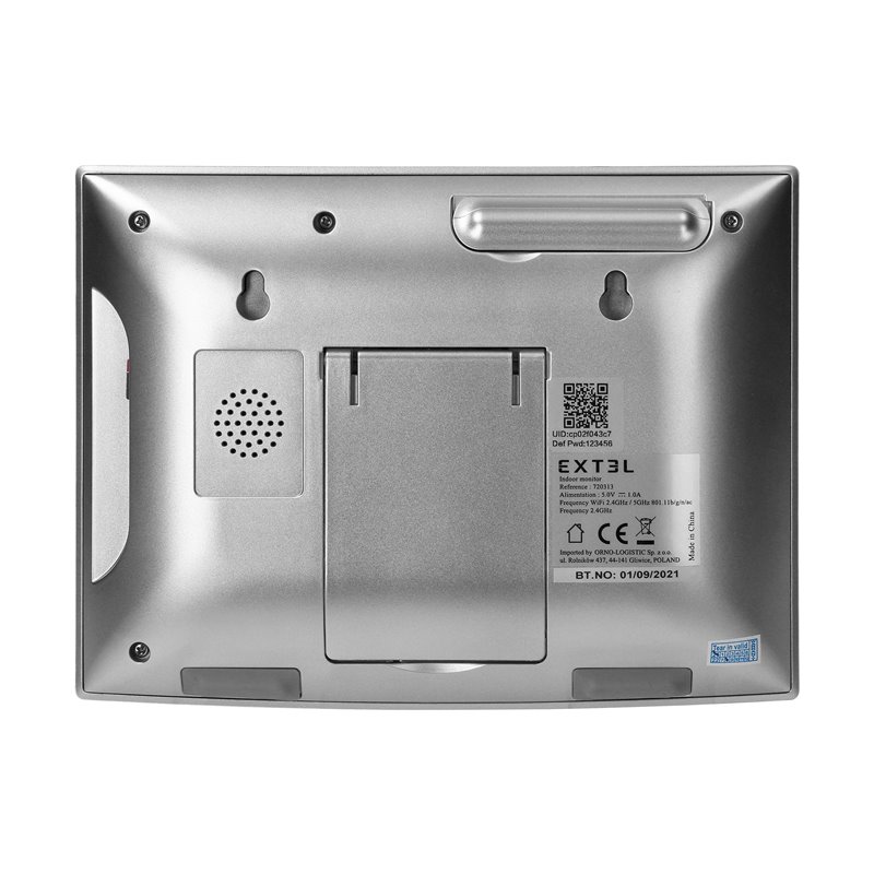 EXTEL WAVE, BEZPRZEWODOWY ZESTAW WIDEO DOMOFONOWY, MONITOR 7", DOTYKOWY, MENU OSD, WI-FI + APP NA TELEFON, STEROWANIE BRAMĄ, ZA EXTEL WAVE, BEZPRZEWODOWY ZESTAW WIDEO DOMOFONOWY, MONITOR 7", DOTYKOWY, MENU OSD, WI-FI + APP NA TELEFON, STEROWANIE BRAMĄ, ZA