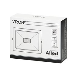 ALLED 20W NAŚWIETLACZ LED, 1500LM, IP65, 4000K, ALU+GLASS ORNO ALLED 20W NAŚWIETLACZ LED, 1500LM, IP65, 4000K, ALU+GLASS ORNO