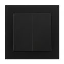 ŁĄCZNIK P/T ŚWIECZNIKOWY MALTA, 10A, 250V, WP-2M, CZARNY MAT ORNO ŁĄCZNIK P/T ŚWIECZNIKOWY MALTA, 10A, 250V, WP-2M, CZARNY MAT ORNO