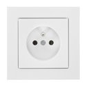 GNIAZDO POJEDYNCZE P/T 2P+Z MALTA, 16A, 250V, PT-16M, BIAŁY ORNO GNIAZDO POJEDYNCZE P/T 2P+Z MALTA, 16A, 250V, PT-16M, BIAŁY ORNO