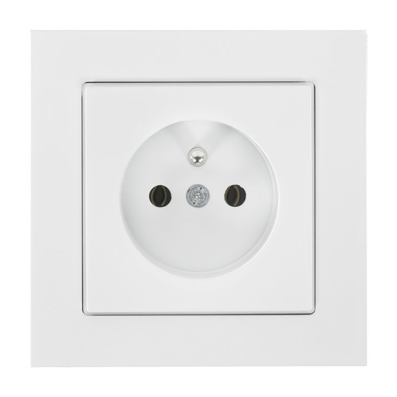 GNIAZDO POJEDYNCZE P/T 2P+Z MALTA, 16A, 250V, PT-16M, BIAŁY ORNO GNIAZDO POJEDYNCZE P/T 2P+Z MALTA, 16A, 250V, PT-16M, BIAŁY ORNO
