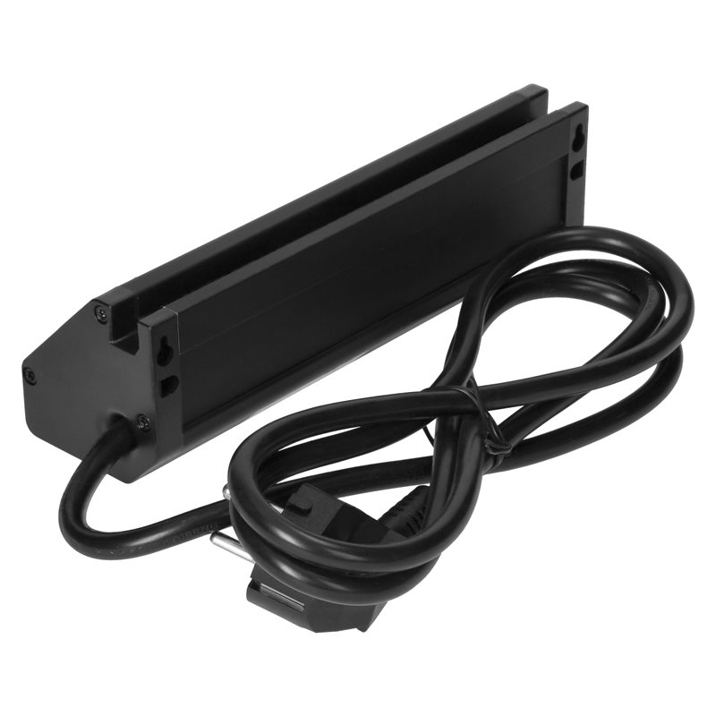 POTRÓJNE GNIAZDO MEBLOWE Z UCHWYTEM NA TELEFON I PRZEWODEM 1,5M, 3X2P+Z, CZARNE ORNO POTRÓJNE GNIAZDO MEBLOWE Z UCHWYTEM NA TELEFON I PRZEWODEM 1,5M, 3X2P+Z, CZARNE ORNO