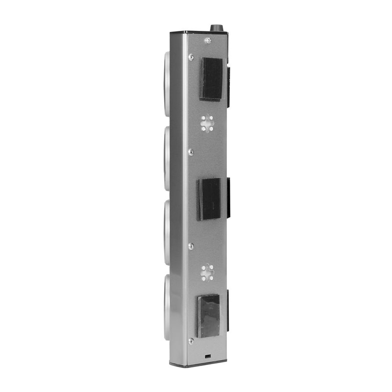 GNIAZDO MEBLOWE, KUCHENNE MONTOWANE NA RZEPY, Z ŁADOWARKĄ USB - 3X2P+Z, 2XUSB, INOX. ORNO GNIAZDO MEBLOWE, KUCHENNE MONTOWANE NA RZEPY, Z ŁADOWARKĄ USB - 3X2P+Z, 2XUSB, INOX. ORNO