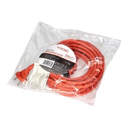 PRZEDŁUŻACZ PVC IP20 10M 1X2P, H03VV-F 2X1MM2 ORNO PRZEDŁUŻACZ PVC IP20 10M 1X2P, H03VV-F 2X1MM2 ORNO