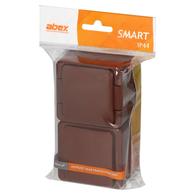 GNIAZDO POJEDYNCZE 2P+Z BRYZGOOD. SCHUKO Z KLAPKĄ W KOL.WYROBU + ŁĄCZNIK 1-BIEGUNOWY IP44, SMART, BRĄZOWY ORNO GNIAZDO POJEDYNCZE 2P+Z BRYZGOOD. SCHUKO Z KLAPKĄ W KOL.WYROBU + ŁĄCZNIK 1-BIEGUNOWY IP44, SMART, BRĄZOWY ORNO