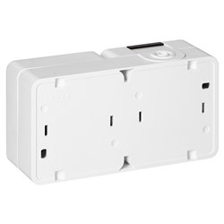GNIAZDO POJEDYNCZE 2P+Z BRYZGOOD. Z KLAPKĄ DYMNĄ + ŁĄCZNIK 1-BIEGUNOWY IP44, SMART, BIAŁY ORNO GNIAZDO POJEDYNCZE 2P+Z BRYZGOOD. Z KLAPKĄ DYMNĄ + ŁĄCZNIK 1-BIEGUNOWY IP44, SMART, BIAŁY ORNO