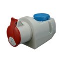 GNIAZDA NAŚCIENNE 16A/5P+16A/2P+Z,250V/400V, IP44 ORNO