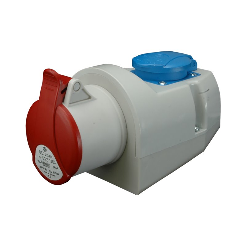 GNIAZDA NAŚCIENNE 32A/4P+16A/2P+Z,250V/400V, IP44 ORNO