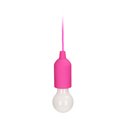 BATERYJNA LAMPKA NOCNA NA SZNURKU 1W LED, 3 X AAA, RÓŻOWA ORNO