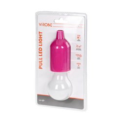 BATERYJNA LAMPKA NOCNA NA SZNURKU 1W LED, 3 X AAA, RÓŻOWA ORNO BATERYJNA LAMPKA NOCNA NA SZNURKU 1W LED, 3 X AAA, RÓŻOWA ORNO